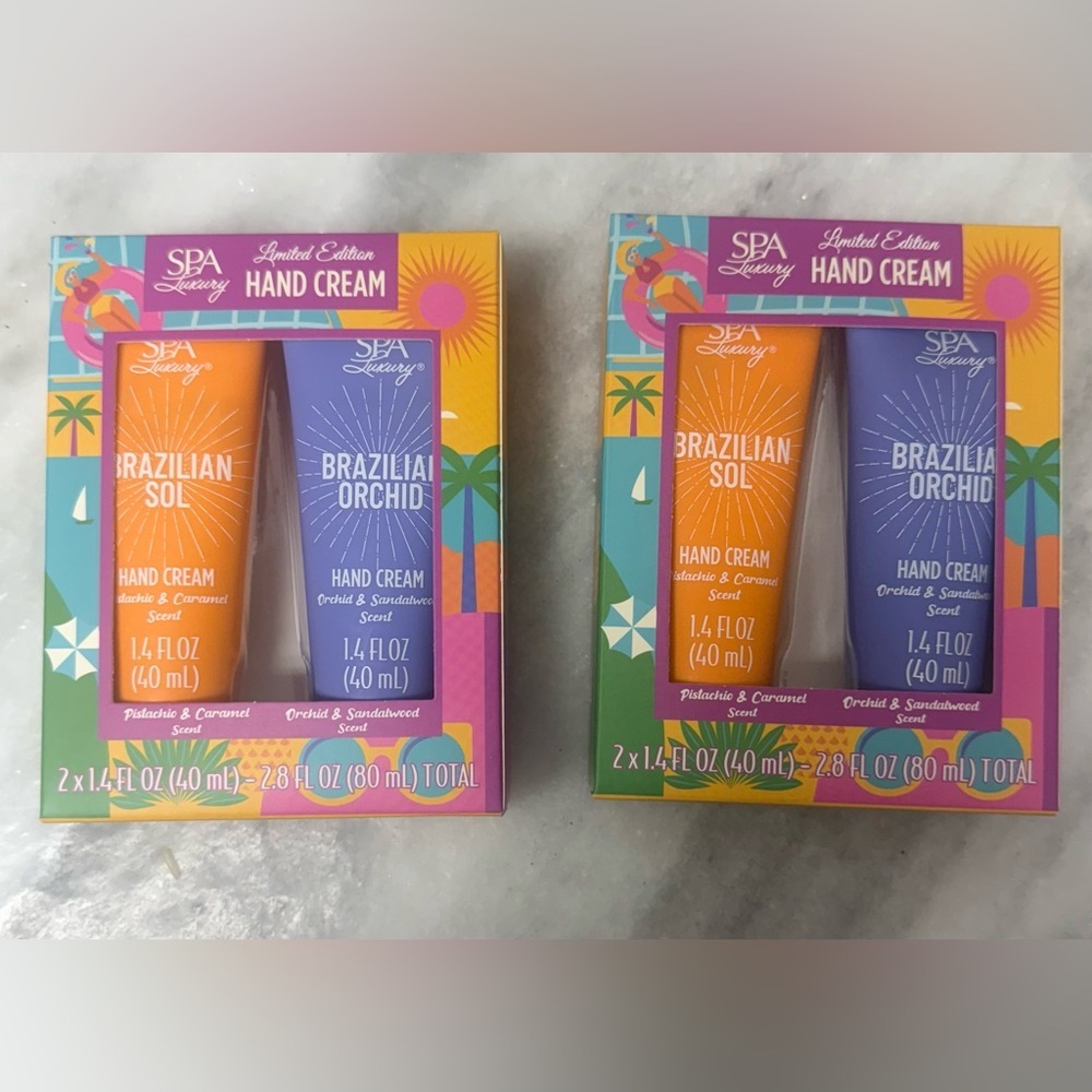 Brazilian Orchid and Sol Hand Cream Set  2- 2 packs
